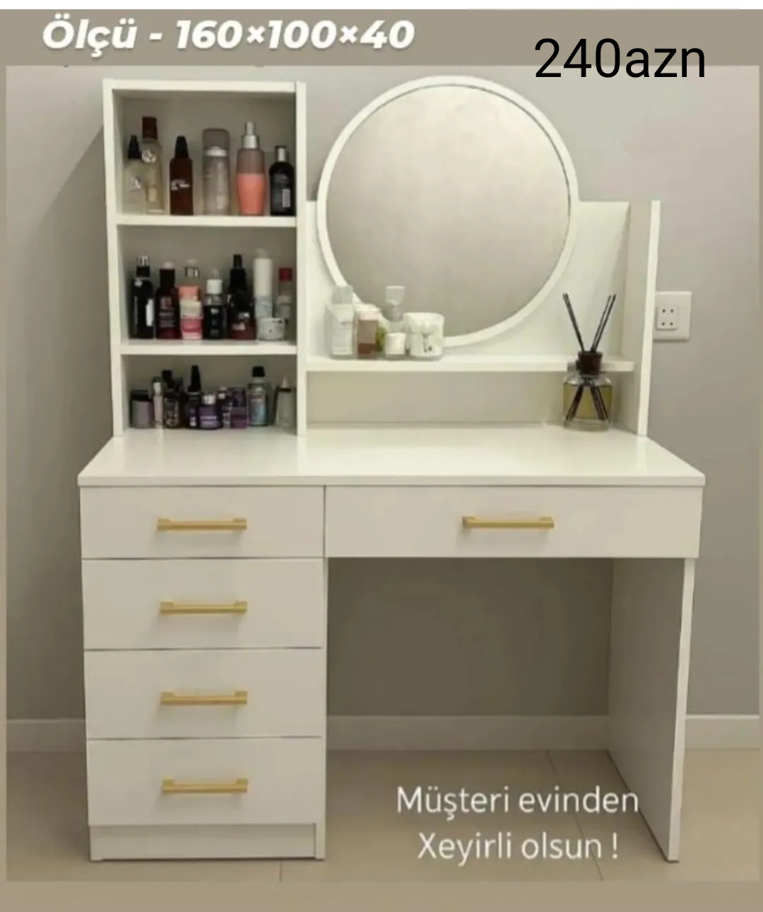 Güzgülü termo Sifarişlə hazırlanır Rəng seçimi var Ölçü