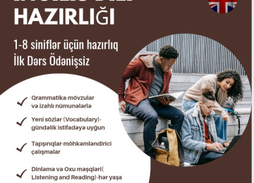 Dərslərimiz onlayn və ya əyani formada keçirilir.Fərdi və