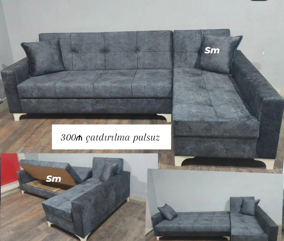 Divan *SİFARİŞLƏ 3/5 gün ərzində hazırlanan qonaq otağı üçün künc