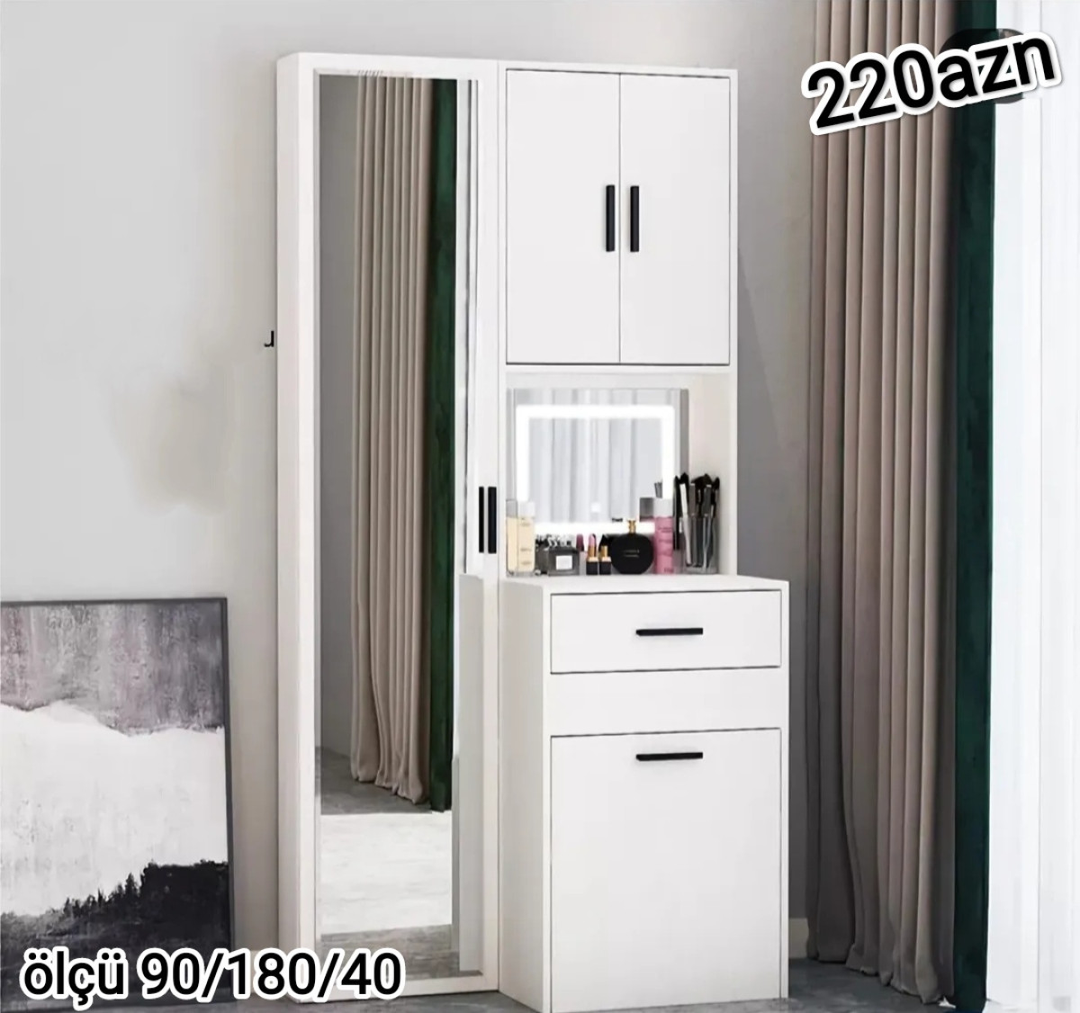 Dolab Dolab Sifarişlə hazırlanır Rəng seçimi var Ölçü 90/180/40sm