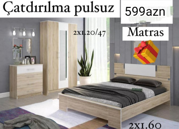 Yataq otağı mebeli Sifarişlə hazırlanır Rəng seçimi var