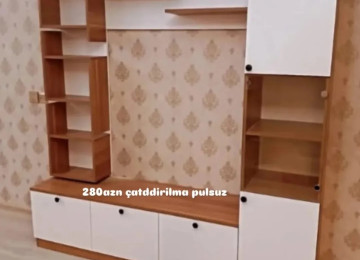 Tv stend Sifarişlə hazırlanır Rəng seçimi var Ölçü