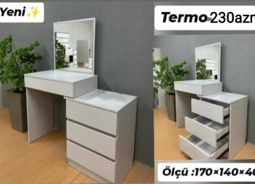 Güzgülü termo Sifarişlə hazırlanır Rəng seçimi var Ölçü