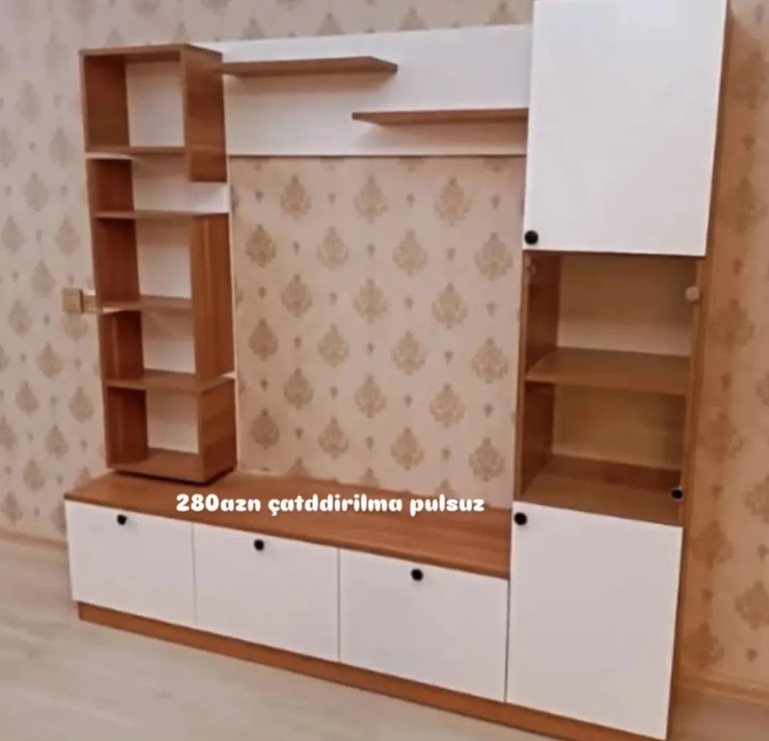 Tv stend Sifarişlə hazırlanır Rəng seçimi var Ölçü