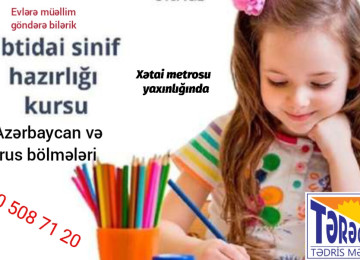 İbtidai sinif hazırlığı Azərbaycan və rus bölmələri Xətai