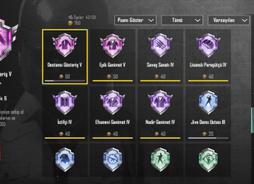 Ter Temiz Bağ Guvenilir Hesab 9 + Silah 4 kill chat