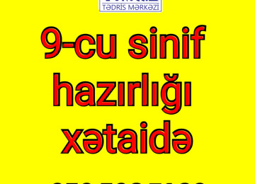 9-cu sinif buraxılış imtahanlarına hazırlıq. Azərbaycan və