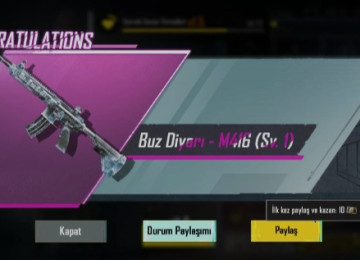 Hesab satılır m416 buz 1 sv satılır boş hesab 15 manata