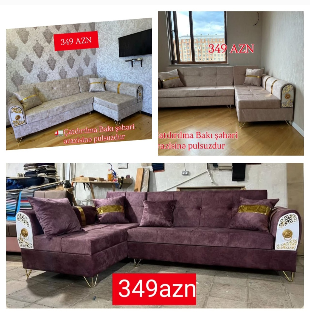 Künc divan Sifarişlə hazırlanır Rəng seçimi var