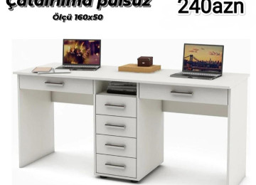 2nəfərlik yazı masası Sifarişlə hazırlanır Rəng seçimi var