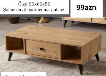Jurnal masası Sifarişlə hazırlanır Rəng seçimi var Ölçü