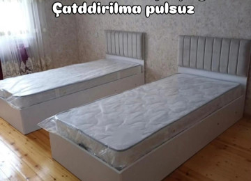 Bazalı çarpayı Sifarişlə hazırlanır Rəng seçimi var Matras