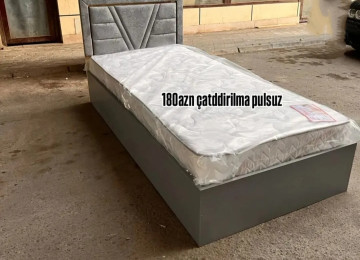 Tək nəfərlik çarpayı Sifarişlə hazırlanır Rəng seçimi var