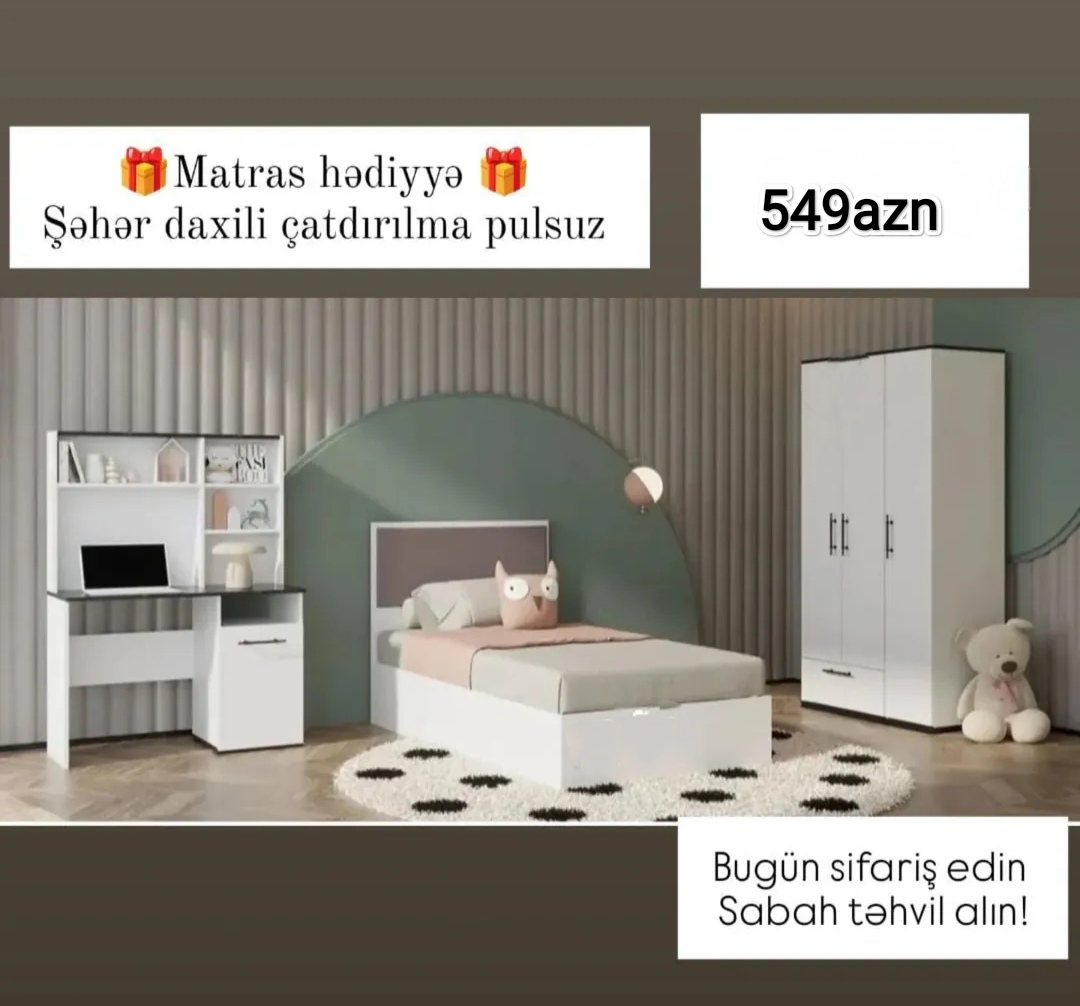 Gənc dəsti Sifarişlə hazırlanır Rəng seçimi var Matras
