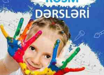 BALACA UŞAQLAR (5-15 YAŞ) ÜÇÜN RƏSM DƏRSLƏRI KEÇIRƏM.