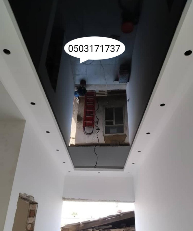 yeni görünüş verin 5D dartma tavan dizaynlari işıqlı modern