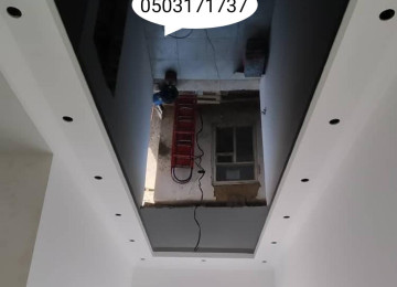 yeni görünüş verin 5D dartma tavan dizaynlari işıqlı modern