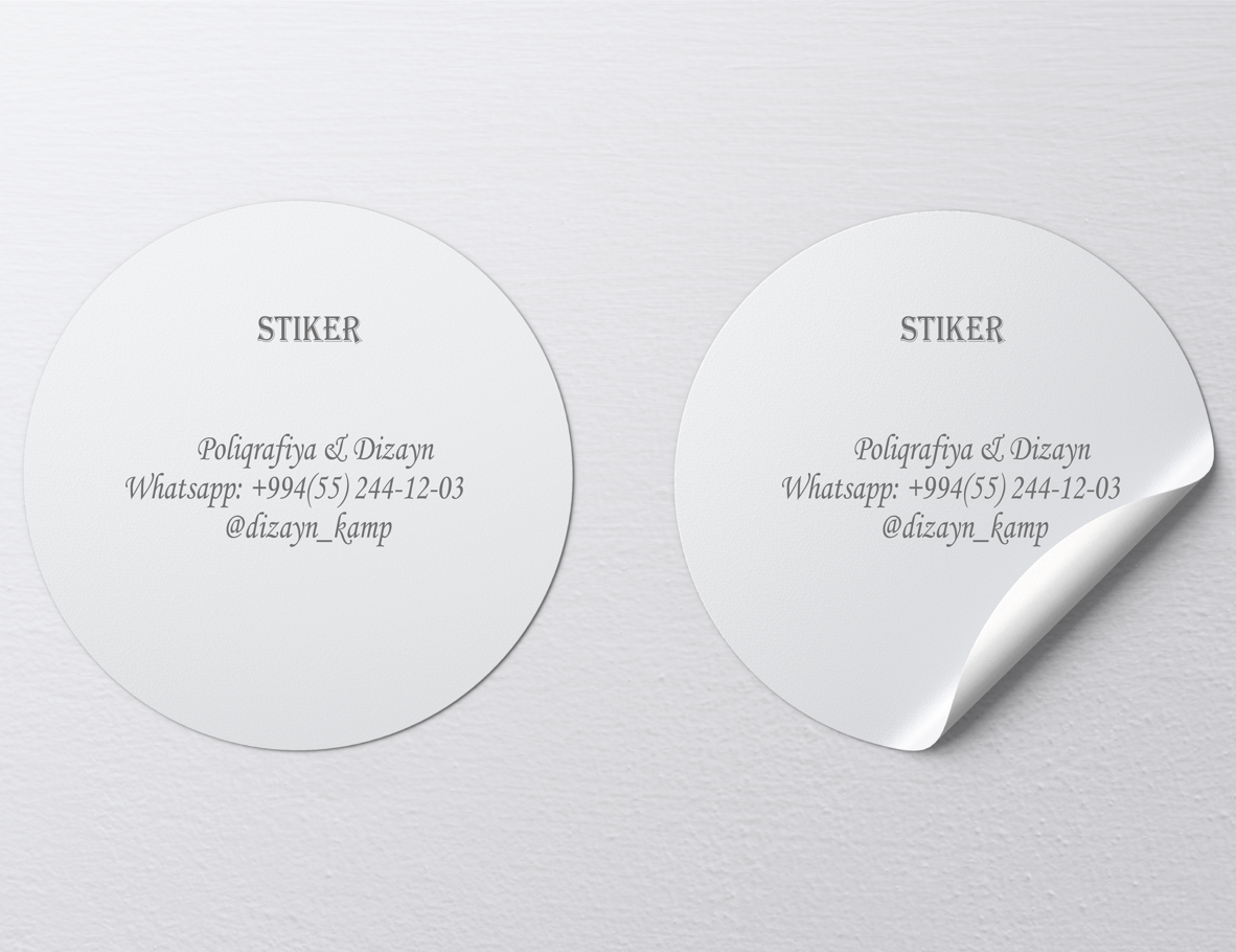 Biz reklam, poliqrafiya və promo məhsullarının istehsalı