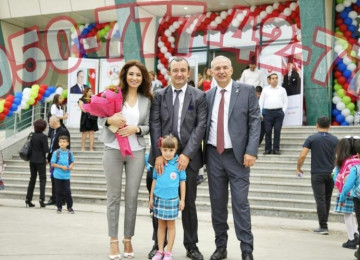 Achilish desdi. Qirmizi lent kəsimi. Açılış dəst. Padnos
