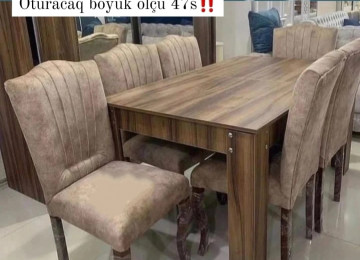 Masa və oturacaqlar Hazır əldə var Sifariş də qəbul olunur