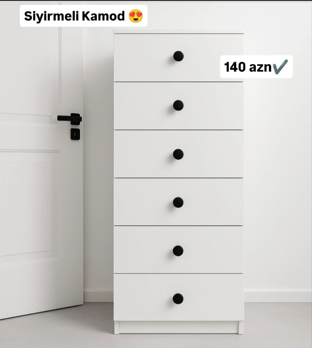 Siyirməli kamod Sifarişlə hazırlanır Rəng seçimi var