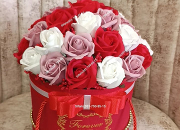 Sabun gul sebeti sifarisle hazirlanir.Sifarisler en az 2-3