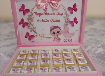 Uşaq Sokolad xoncalari,Nişan konfetləri, nisan xoncalari