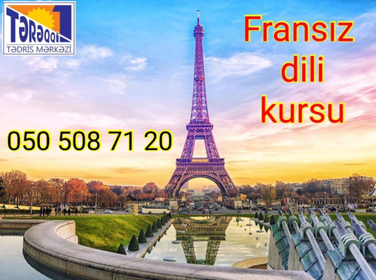 Fransız dili kursu Online və kursda Təcrübəli müəllimlər