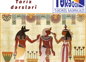 TARİX dərsləri: Hazırlıq qəbul imtahanı üçün hazırlanmış