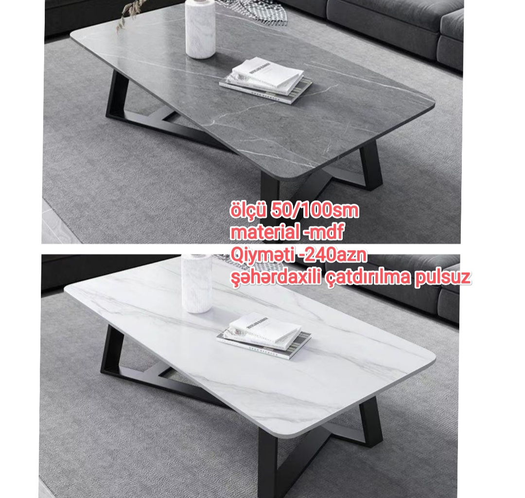 Jurnal masası Ölçü 50/100sm Material -mdf Qiyməti 240azn