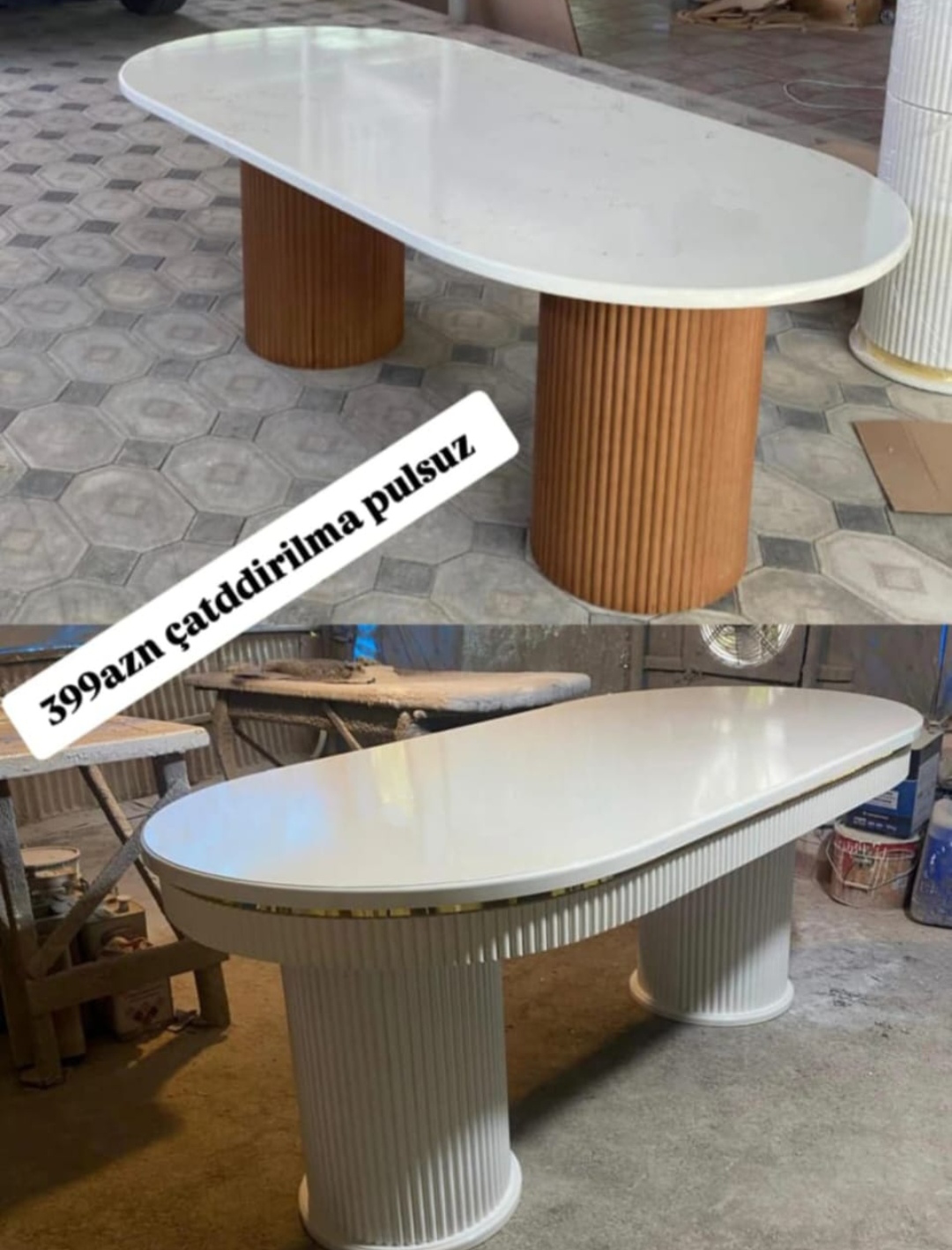 Masa Sifarişlə hazırlanır Rəng seçimi var Qiyməti 399azn