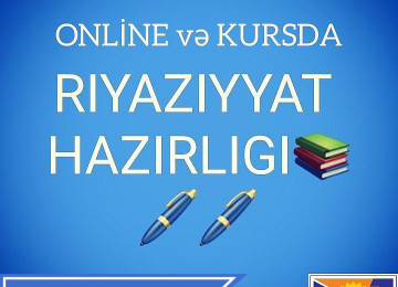 Riyaziyyat hazırlığı Online və kursda Fərdi və qrup