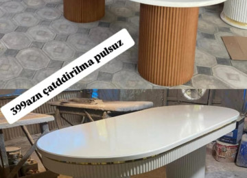 Masa Sifarişlə hazırlanır Rəng seçimi var Qiyməti 399azn