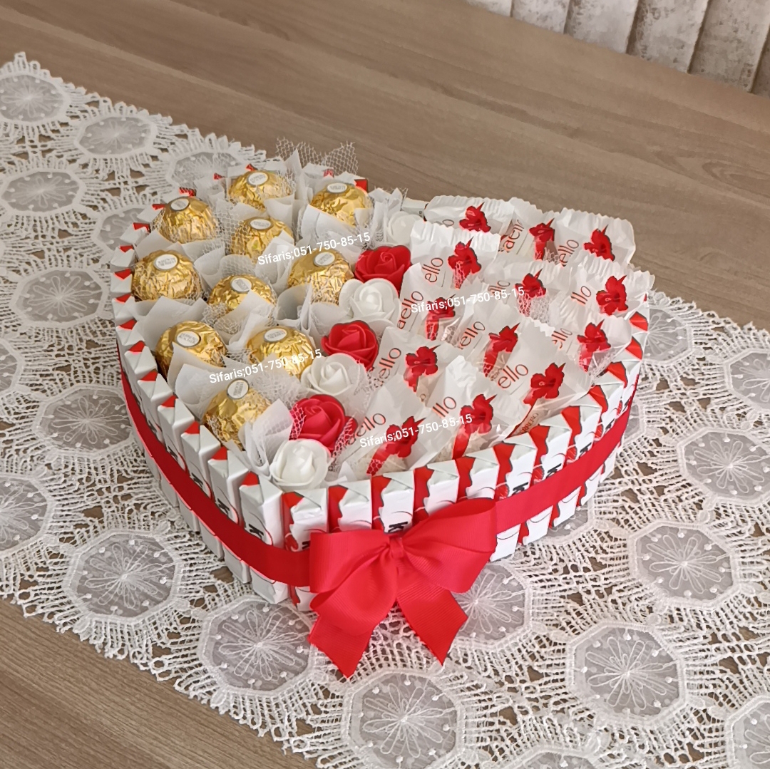 Kinder buketleri sifarisle hazirlanir.Sifarisler en az 1