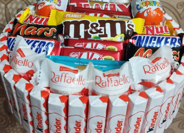 Kinder buketleri sifarisle hazirlanir.Sifarisler en az 1