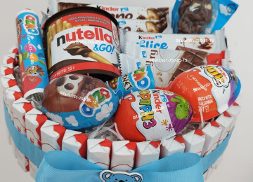 Kinder buketleri sifarisle hazirlanir.Sifarisler en az 1