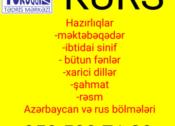 Məktəbəqədər və ibtidai sinif hazırlığı Azərbaycan və rus