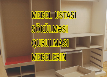 mebelerin sökülüb pakovkalanması daşınması quraşdırılması.