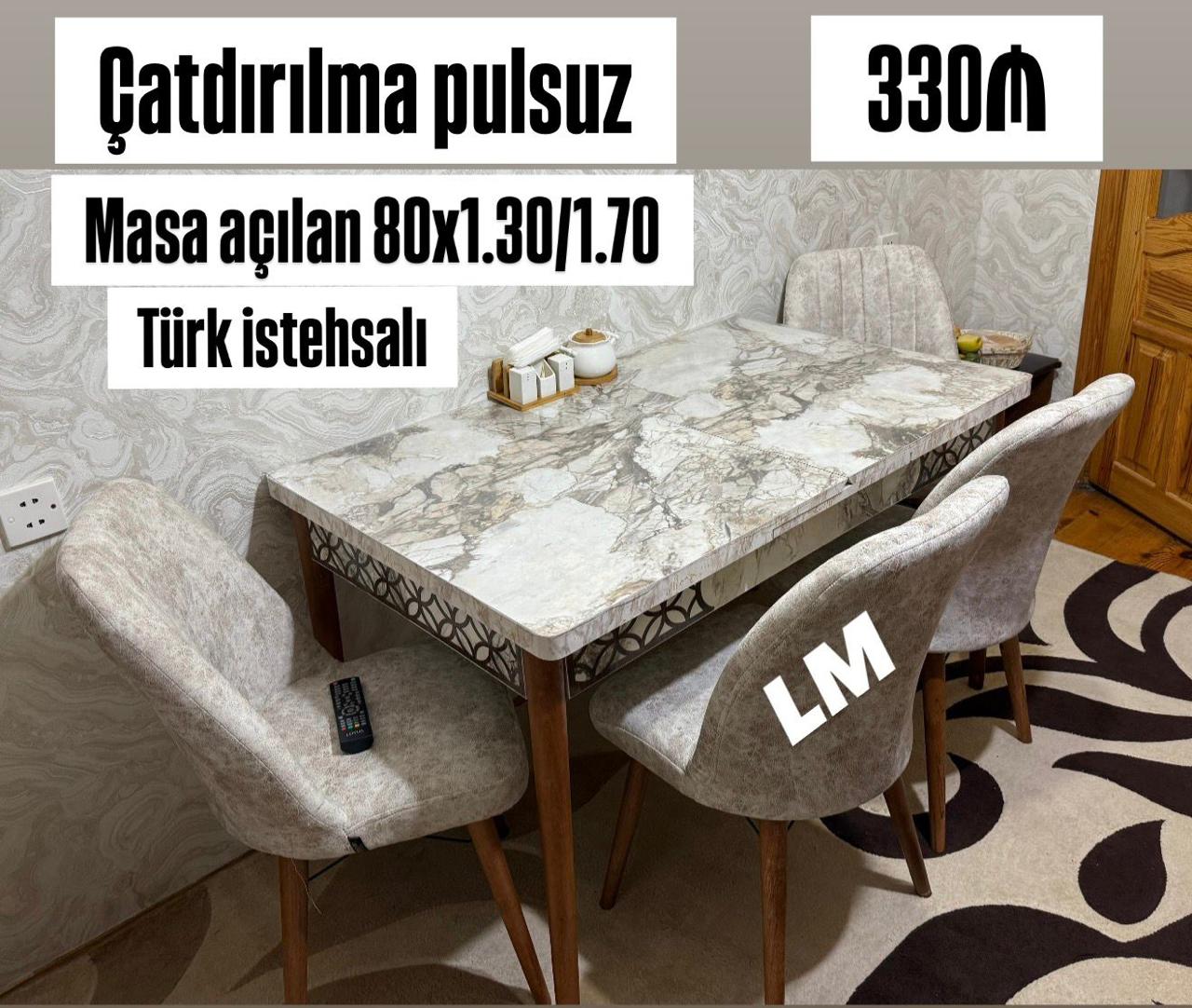 *Masa dəsti* 💥 _🇹🇷 *TÜRK FABRİKA🇹🇷*_ _*ENDİRİMLƏ*_ : *330₼*