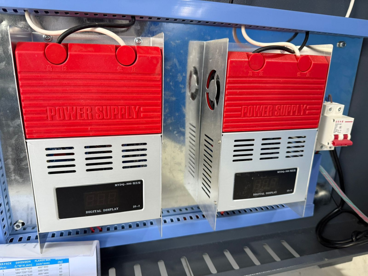 Elektrostatik Plata 300V **Havalandırma, isitmə və soyutma