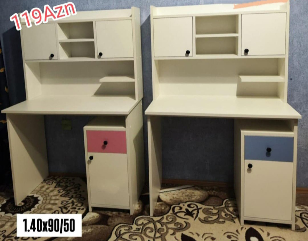 Yazı masası Sifarişlə hazırlanır Rəng seçimi var Qiyməti