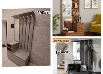 Dəhliz dolabı Sifarişlə hazırlanır Rəng seçimi var Qiyməti