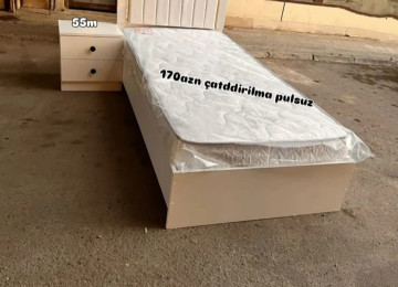 Çarpayı Sifarişlə hazırlanır Rəng seçimi var Ölçü 90/200sm