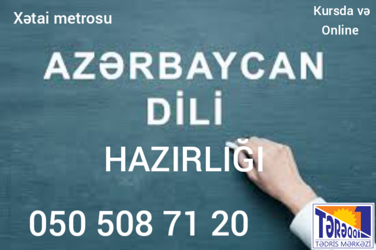 Azərbaycan dili hazırlığı Online və kursda hazırlıq