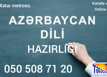 Azərbaycan dili hazırlığı Online və kursda hazırlıq