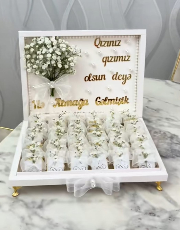 Istenilen formada heri sokolad xoncalari sifarisle