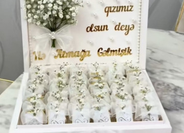 Istenilen formada heri sokolad xoncalari sifarisle