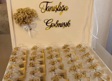 Istenilen formada heri sokolad xoncalari sifarisle