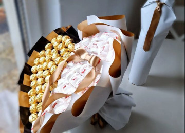 Istenilen formada sokolad buketler sifarisle