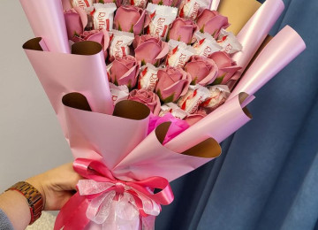 Istenilen formada sokolad buketler sifarisle